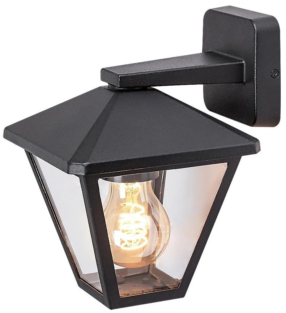 Aplica pentru iluminat exterior design modern IP44 Paravento negru