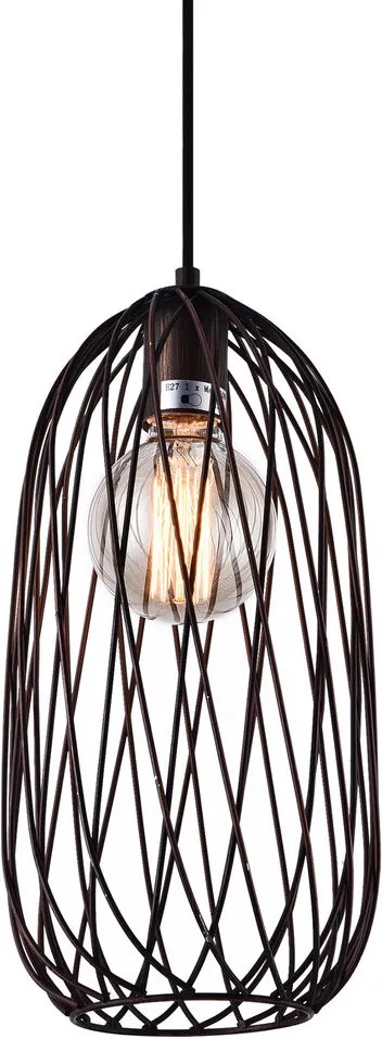 Lampa suspendata design decorativ Oakland 160 x Ø 15 cm - bronz (1 x E27)