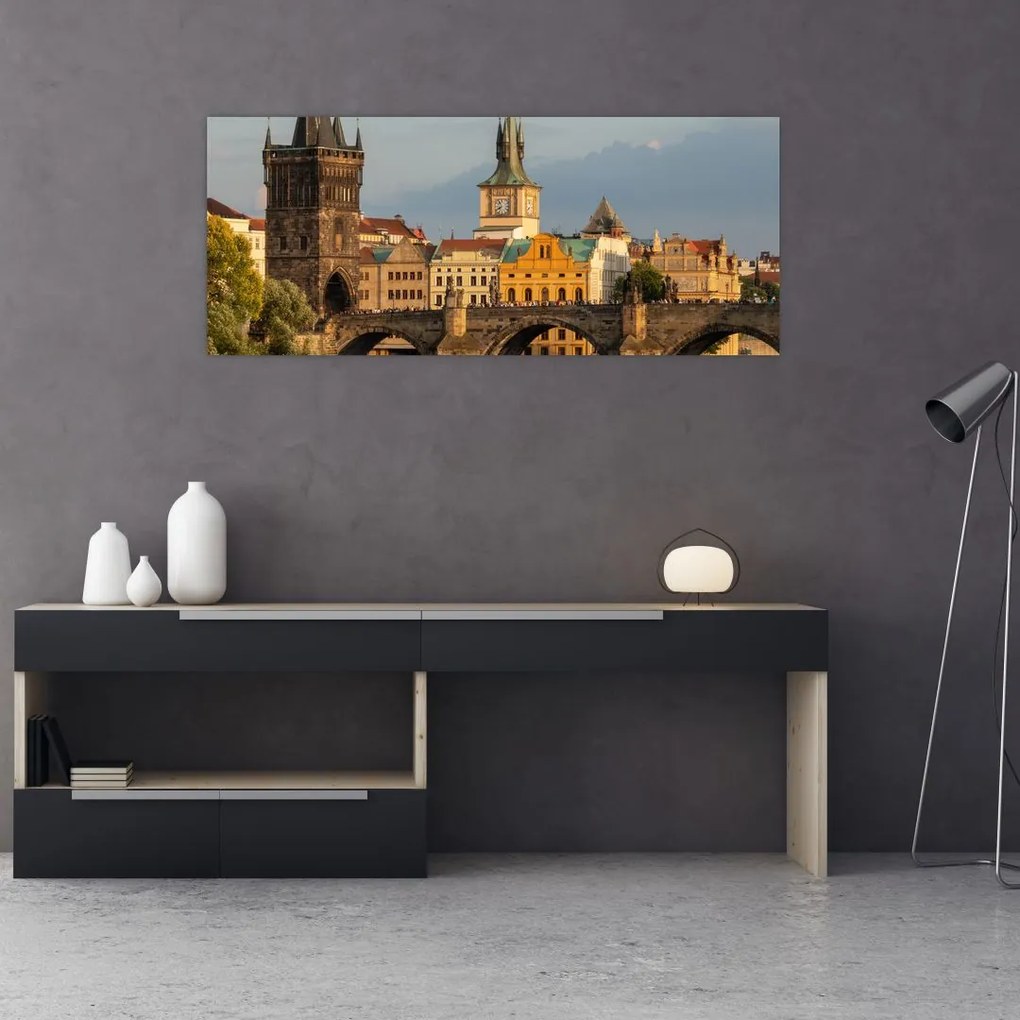 Tablou - Podul lui Carol (120x50 cm)