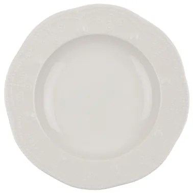 Set de masă 24 piese alb/porțelan