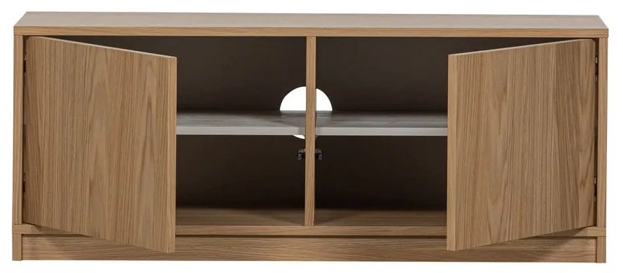 Bibliotecă modulară în culoare naturală cu aspect de lemn de stejar 217x243 cm Modulair – vtwonen