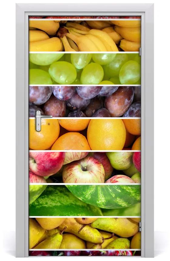 Autocolante pentru usi fructe colorate