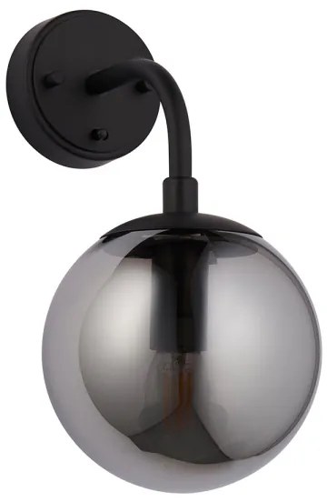 Aplică Endon 106664 ONTARIO 1xE14/7W/230V negru/fumuriu