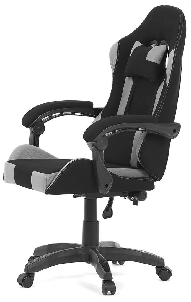 Fotoliu gaming Kvantirasa (negru + gri). 1120335