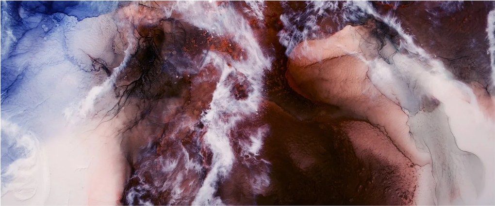 Tablou - Marmură violet N⁰3 (120x50 cm)