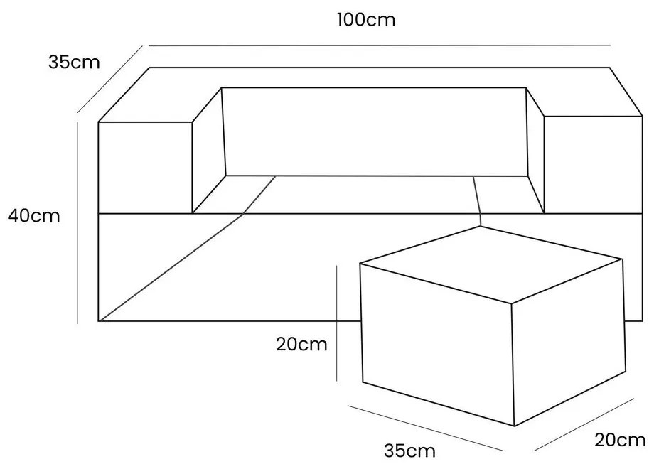 Teren de joacă din spumă turcoaz 6 buc. din catifea reiată înălțime 40 cm 100x35 cm Montessori – Meowbaby