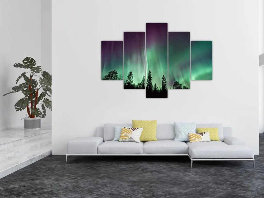 Tablou cu Northern Lights (150x105 cm)