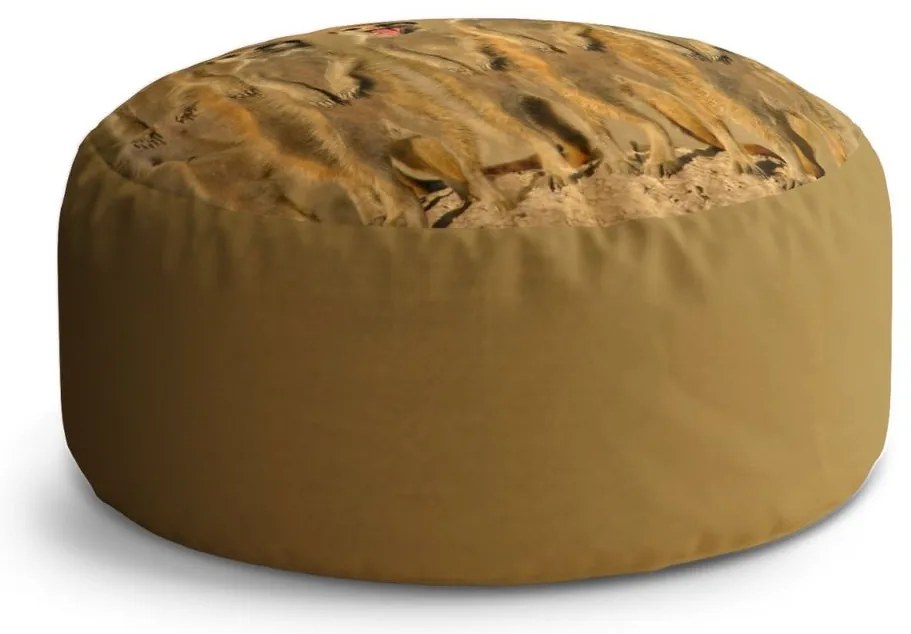 Taburet Circle suricate, galben