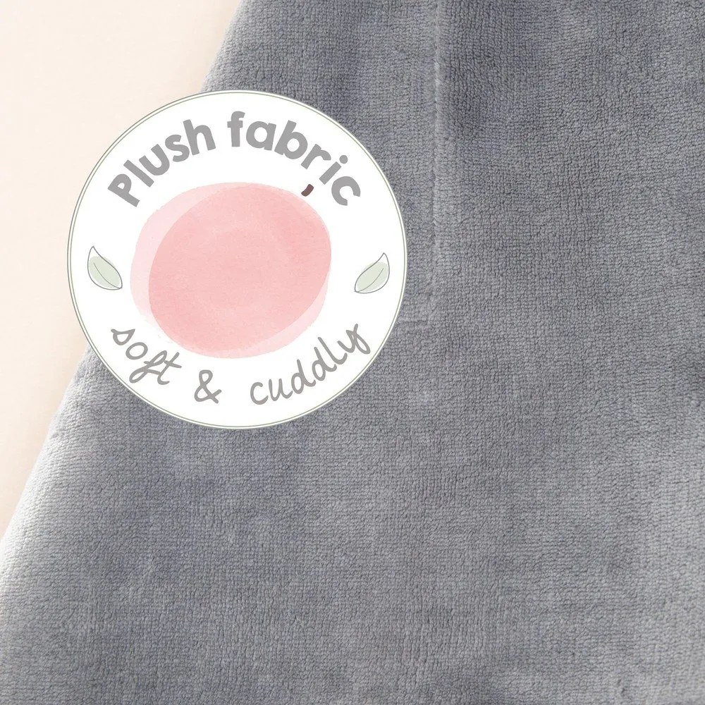 Pătură pentru copii verde-deschis din micropluș/cocolino 80x80 cm Woodland Buddies – Roba