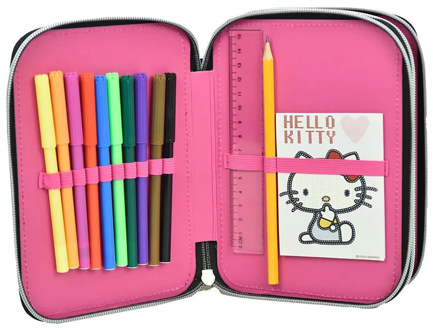 Hello Kitty Heart penar umplut pe 2 nivele