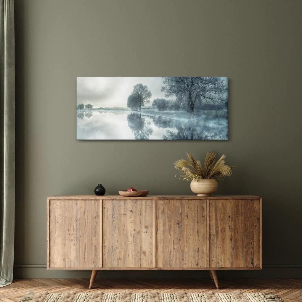 Tablou cu natura iarna (120x50 cm)