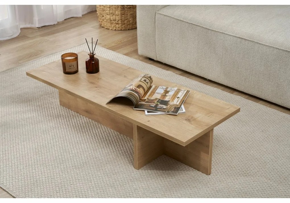 Măsuță de conferință Harbor Sapphire Oak