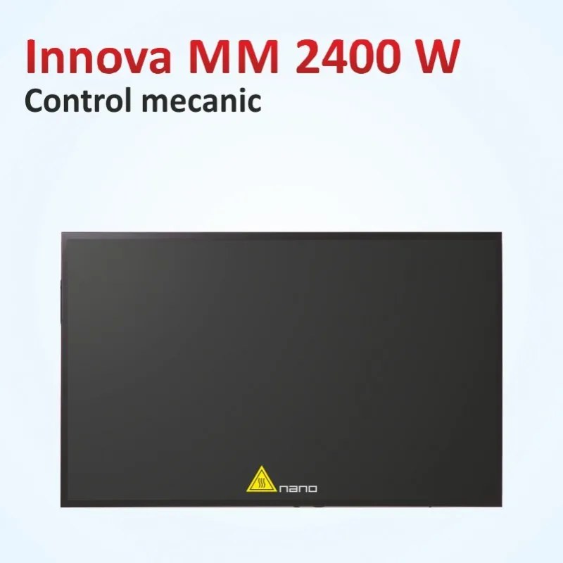 Plasma Termica infrarosu - Panouri radiante incalzire de sticla - Innova MM 2400W - Mecanic - Negru