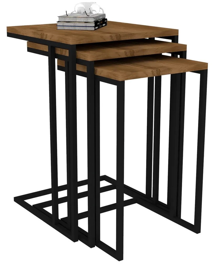 Set 3buc. măsuțe cafea Blacky. 1067479