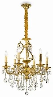Lustra clasica cristal 6 becuri E14 GIOCONDA 060507 IDEAL LUX