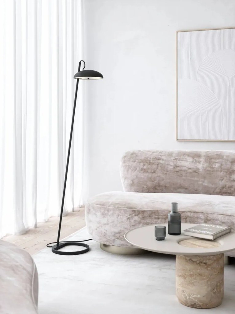 Lampadar, lampa de podea design modern VERSALE negru