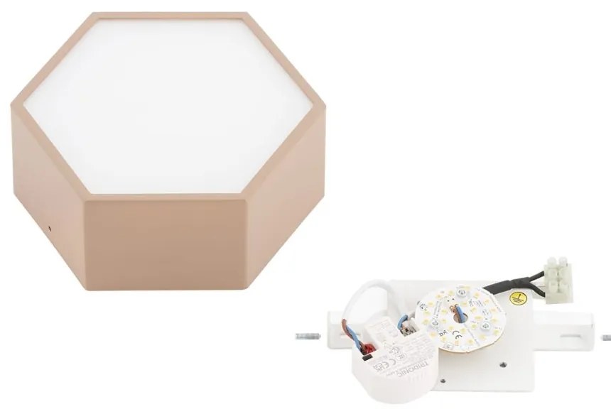 Plafoniera, Spot aplicat LED LIBERO piersica