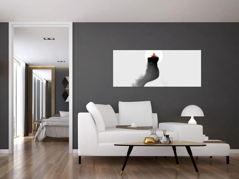 Tablou - Meditație în vârf (120x50 cm)