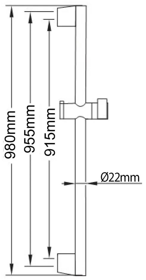 Set de duș argintiu lucios din oțel inoxidabil 98 cm cu duș de mână/cu suport glisant Amy – Sapho