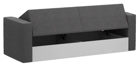 Set pat rabatabil dublu cu somiera inclusa nova (150x200) si canapea 2 locuri case double sofa - nova confort plus