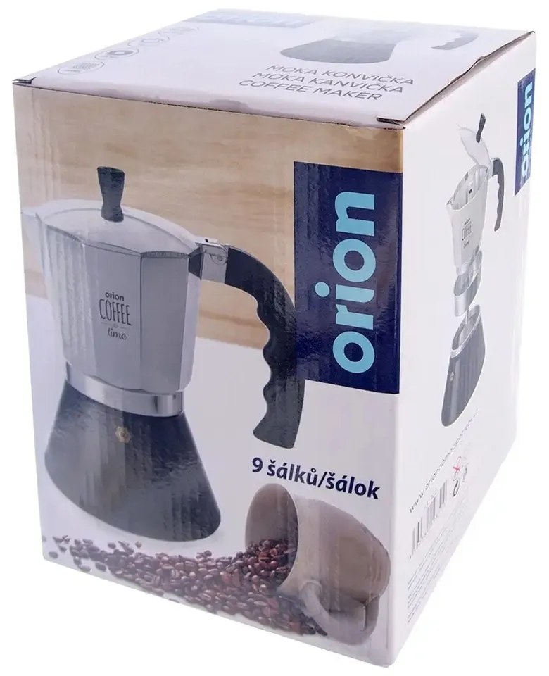 Cafetieră Moka Orion Al/UH 0,45 l