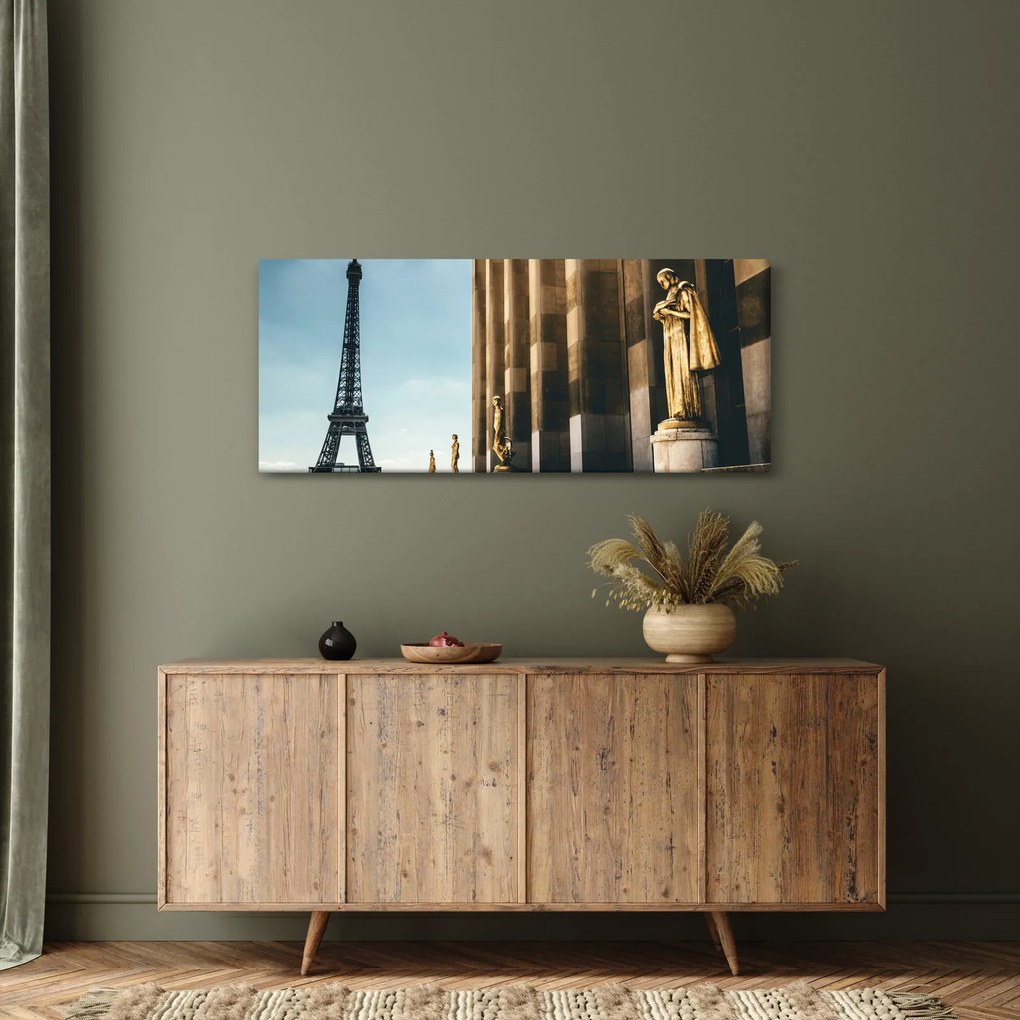 Tabou din piața Trocader, Paris (120x50 cm)