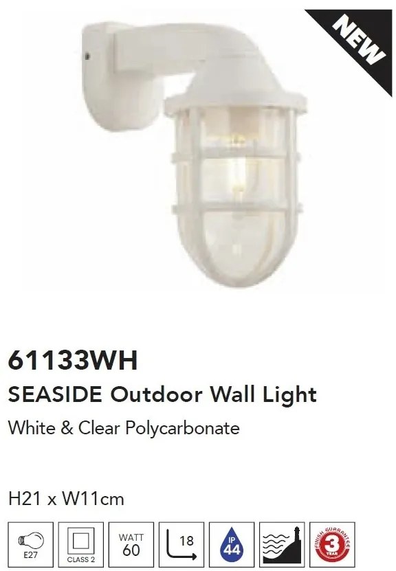 Aplica de perete exterior IP44 Seaside