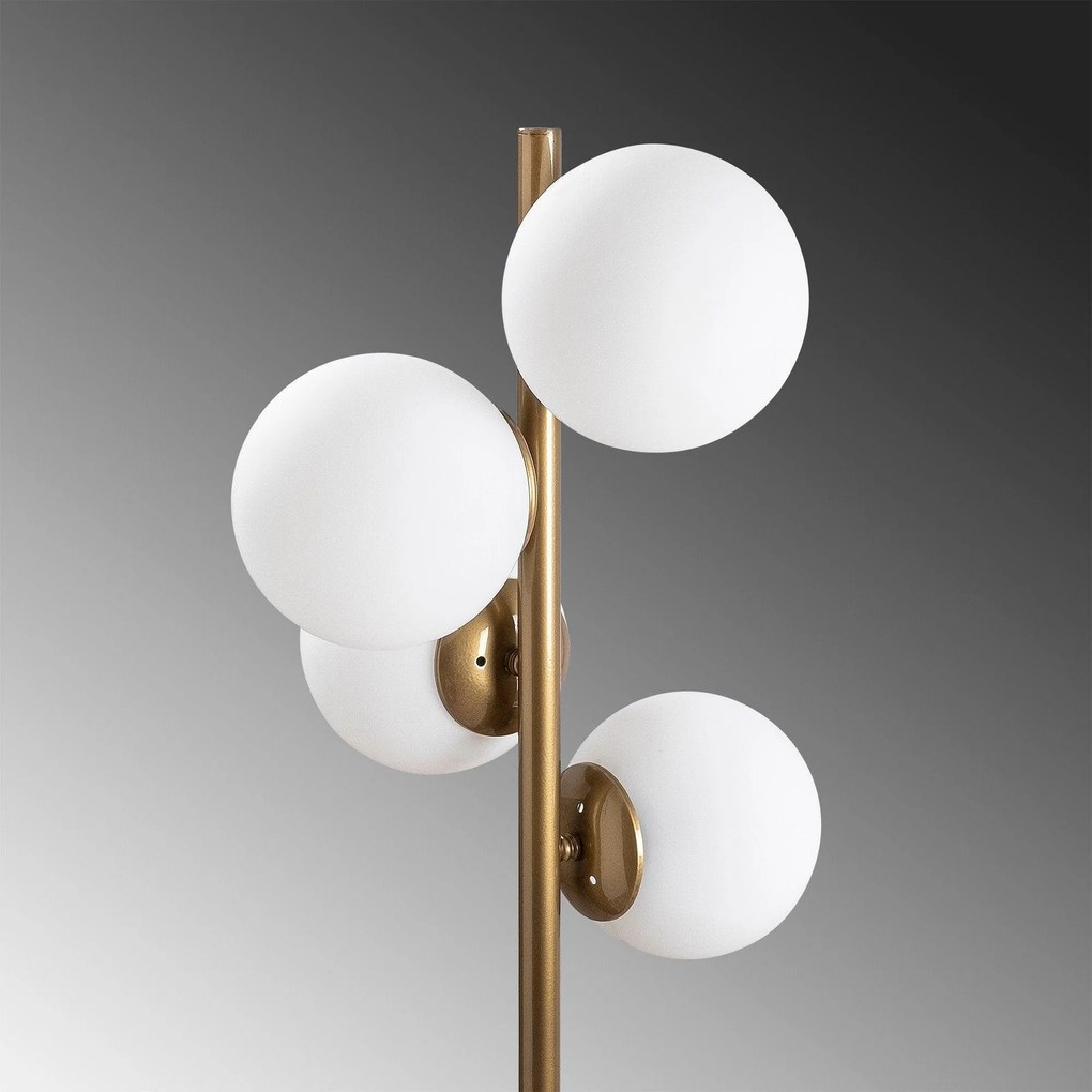Lampadar Luxer, Aur, 32 x 32 cm