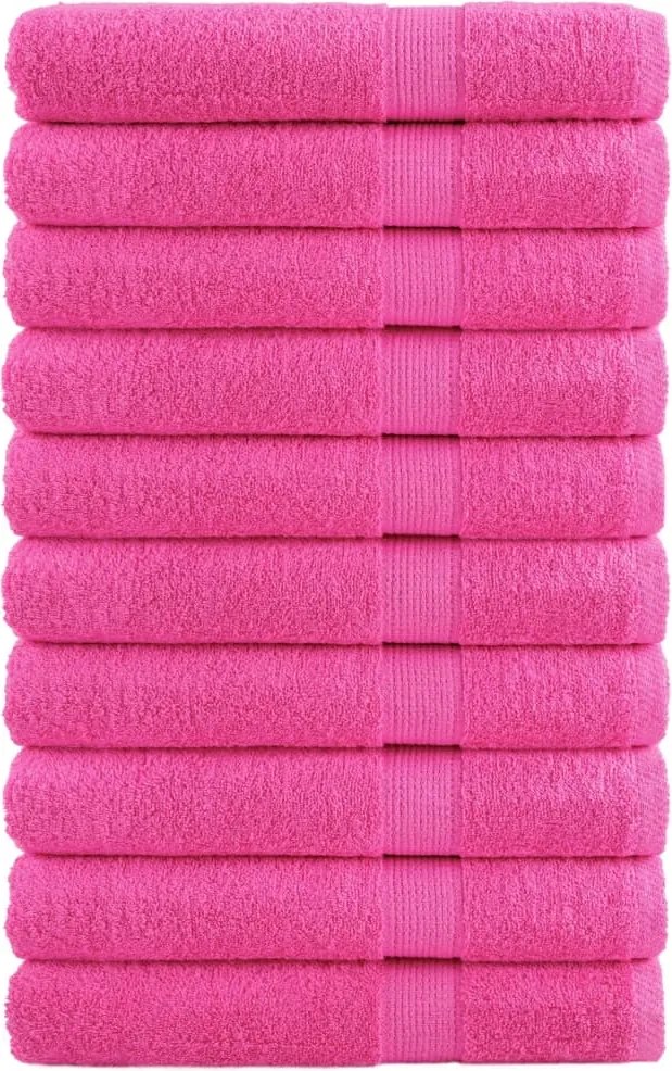 vidaXL Prosoape premium SOLUND 10 buc. roz 100x200 cm 600 gsm