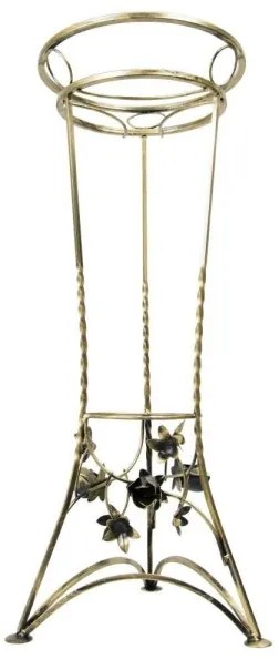 Suport de flori 72x28 cm auriu