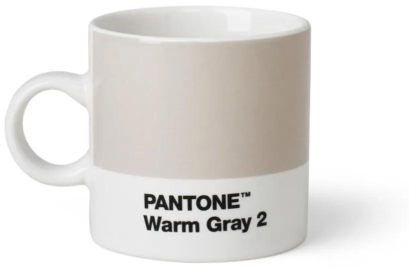 Cană gri deschis pentru espresso din ceramică 120 ml Espresso Warm Gray 2 – Pantone