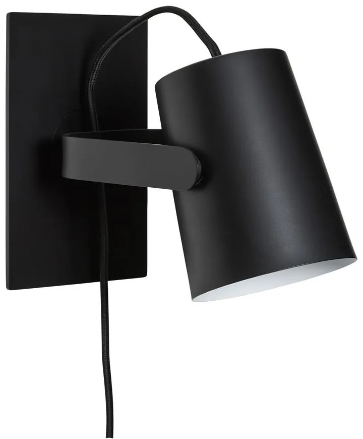 Aplică de perete neagră Ardent – Hübsch