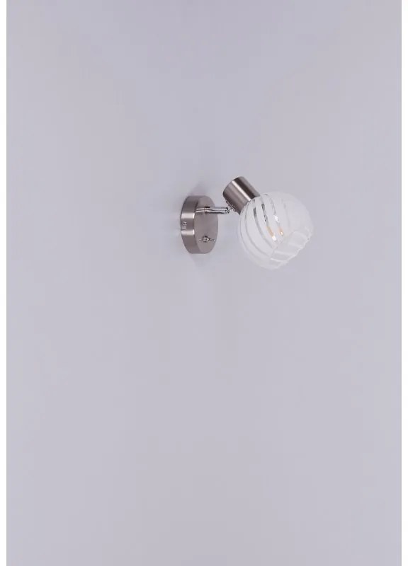 Aplica cu spot design modern WILLY nichel