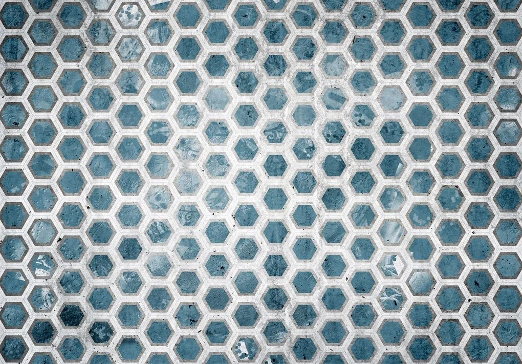 Fototapet - Hexagon (254x184 cm)