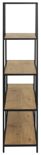 Bibliotecă SARON stejar/negru