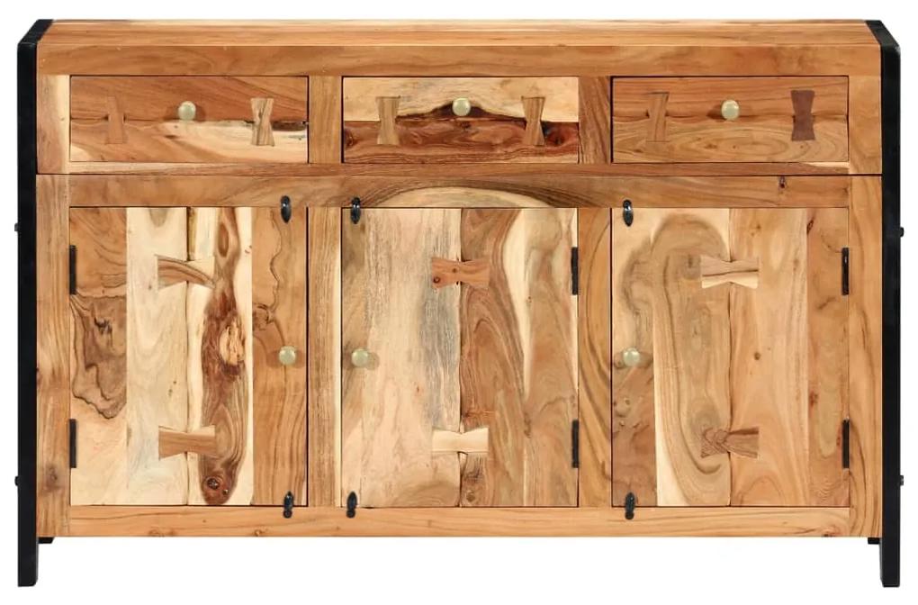 247449 vidaXL Servantă, 120 x 35 x 75 cm, lemn masiv de acacia