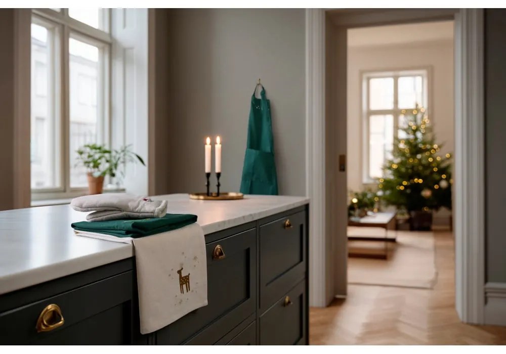 Șorț cu model de Crăciun Christmas Fable – JUNA