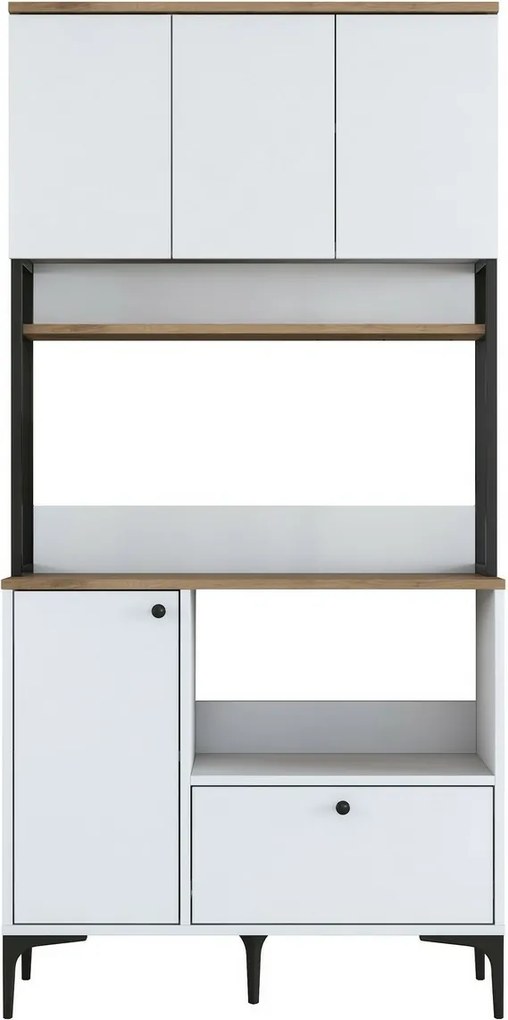 Dulap Jesy Walnut and White