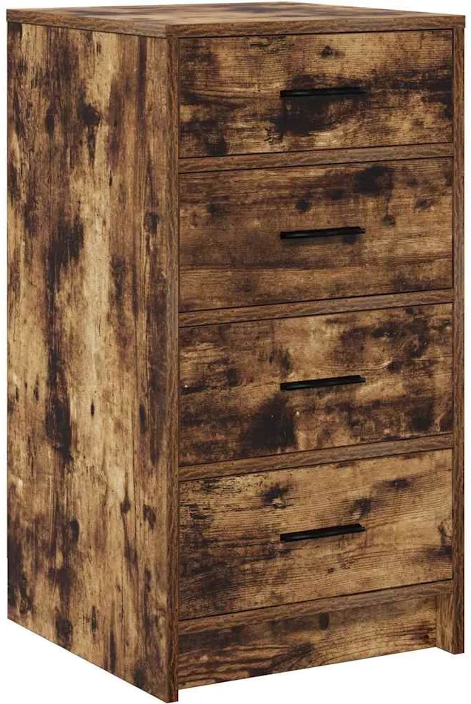 vidaXL Bufet cu sertar Stejar afumat 40 x 41 x 75 cm Lemn compozit