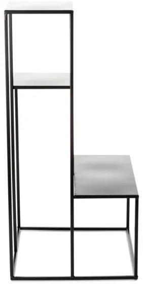 Suport flori KASKADA 85x40 cm negru