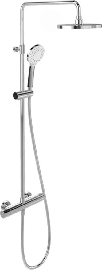 Coloana de dus cu baterie termostatata Villeroy&Boch Universal finisaj crom lucios