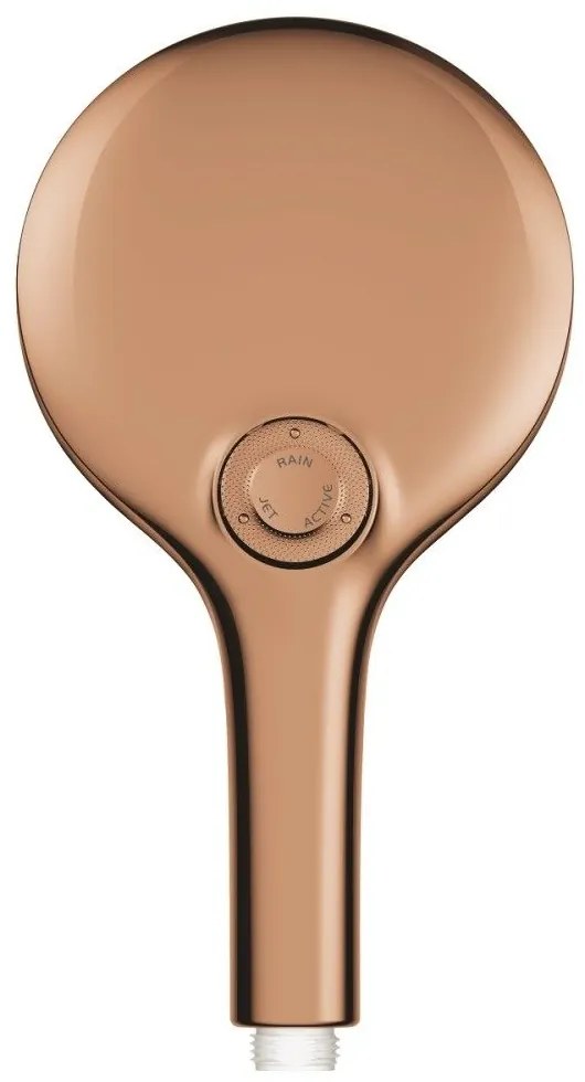Para dus Grohe Rainshower Eco SmartActive 130 cu 3 jeturi, cupru (warm sunset)