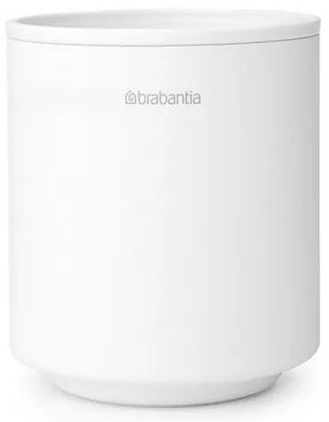 Brabantia MindSet suport periuță de dinți 1005685, Curățare ușoară, Deschidere largă, Acoperire minerală, Alb