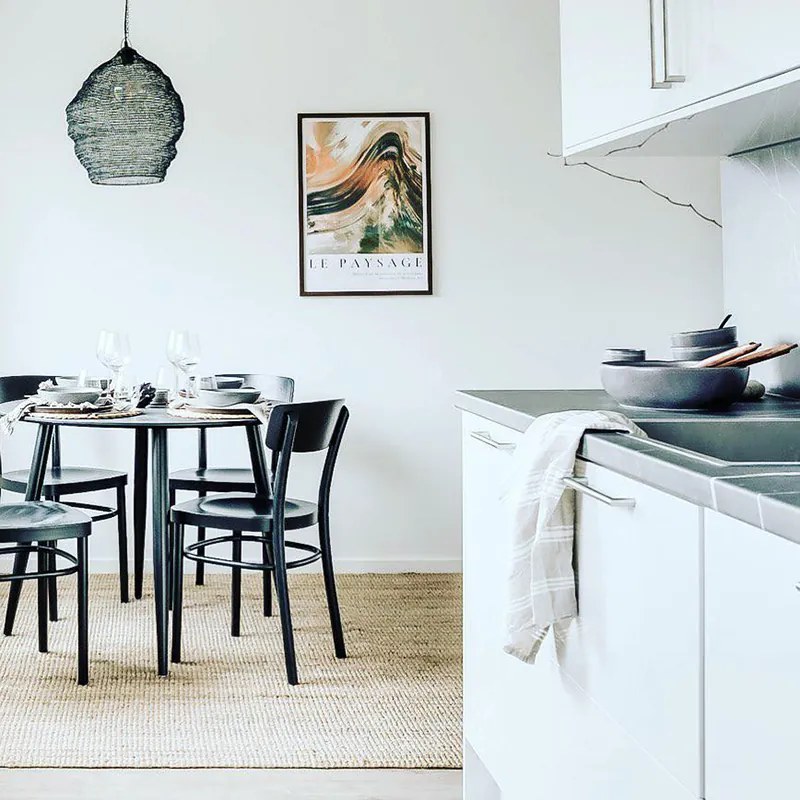 Lampă suspendată orientală neagră 45 cm x 40 cm - Vadi