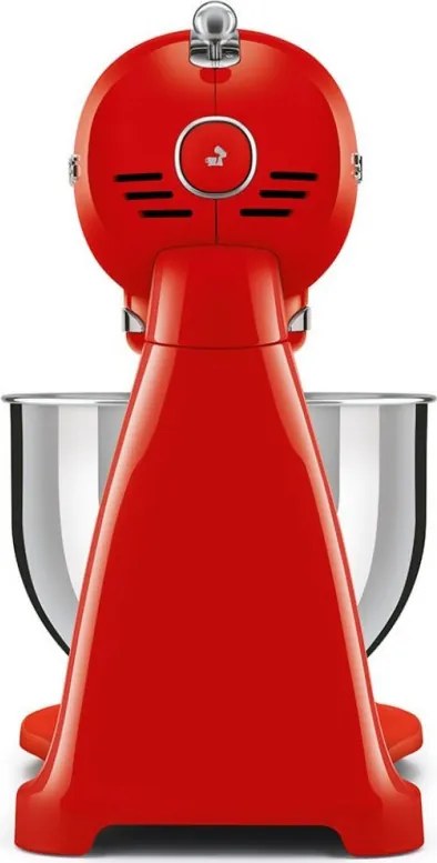 Mixer planetar SMEG SMF03RDEU, 800 W, 4,8 l, 10 viteze, Functie de pornire treptata, Rosu