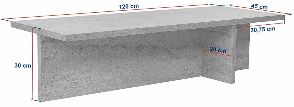 Măsuță de conferință Harbor Sapphire Oak