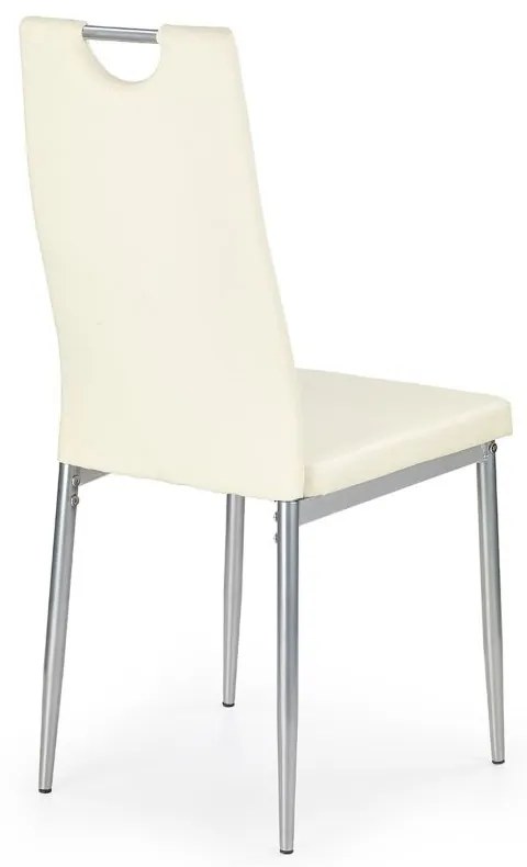 Scaun de bucaterie Coreon, crem/argintiu