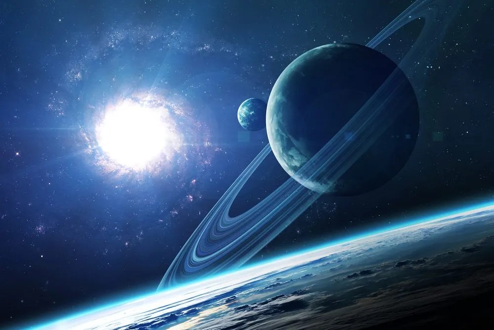 Tablou planeta în universul