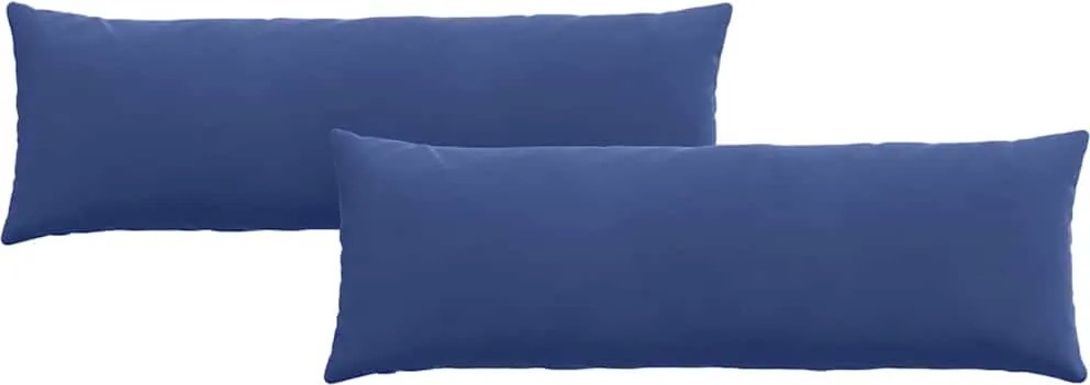 vidaXL Perne pentru canapea 2 pcs Albastru Poliție 120 x 40 cm
