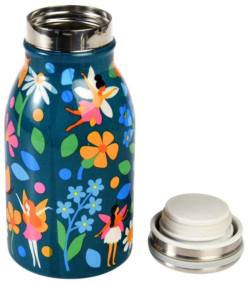 Sticlă pentru copii albastră din oțel inoxidabil 250 ml Fairies in the Garden – Rex London